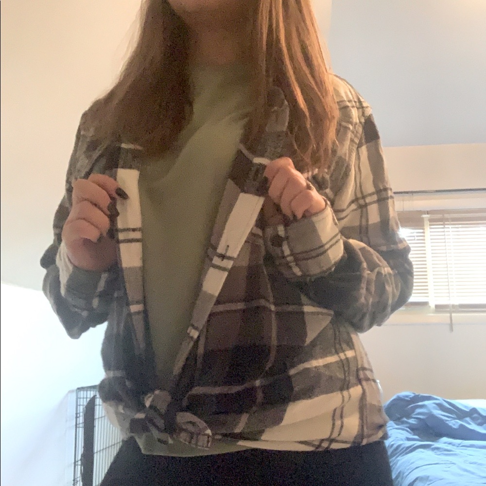 Black and white flannel